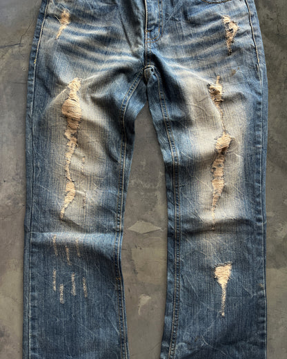 LAGUST DISTRESSED WASH DENIM ★★★