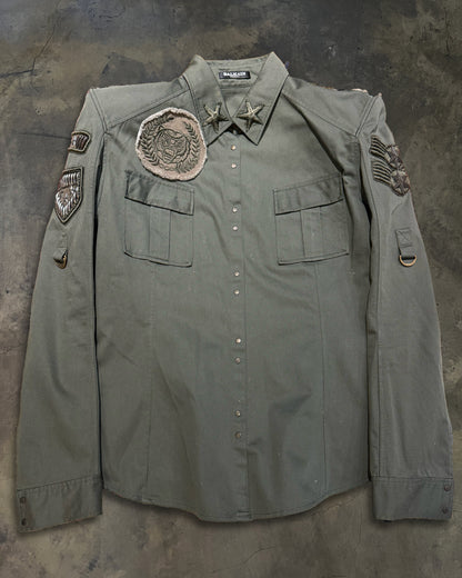 BALMAIN SS2010 MILITARY SHIRT