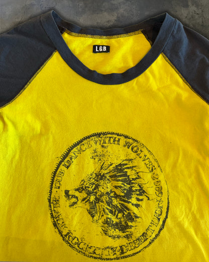 L.G.B "DUB DANCES WITH WOLVES" RAGLAN TEE