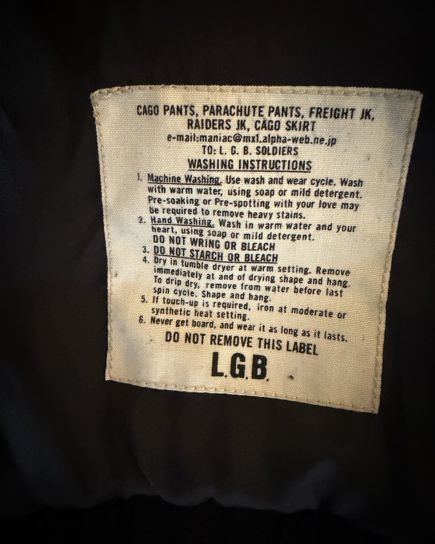 L.G.B CRASH BIKER JACKET