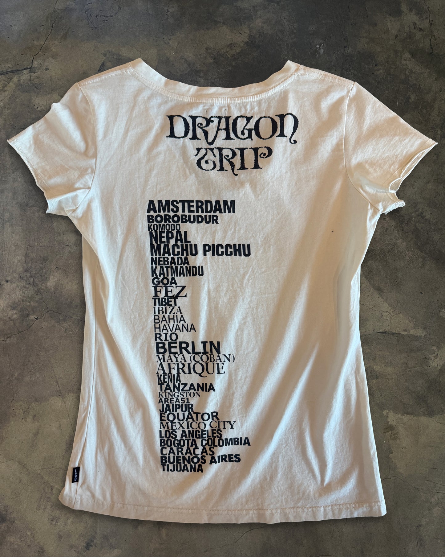 LGB DRAGON TRIP V NECK TEE