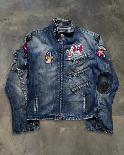 LED RECHWE DENIM RIDERS JACKET