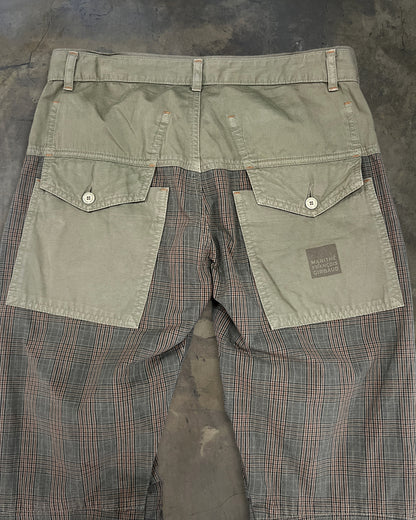 MARITHÉ FRANÇOIS GIRBAUD HYBRID PLAID PANTS