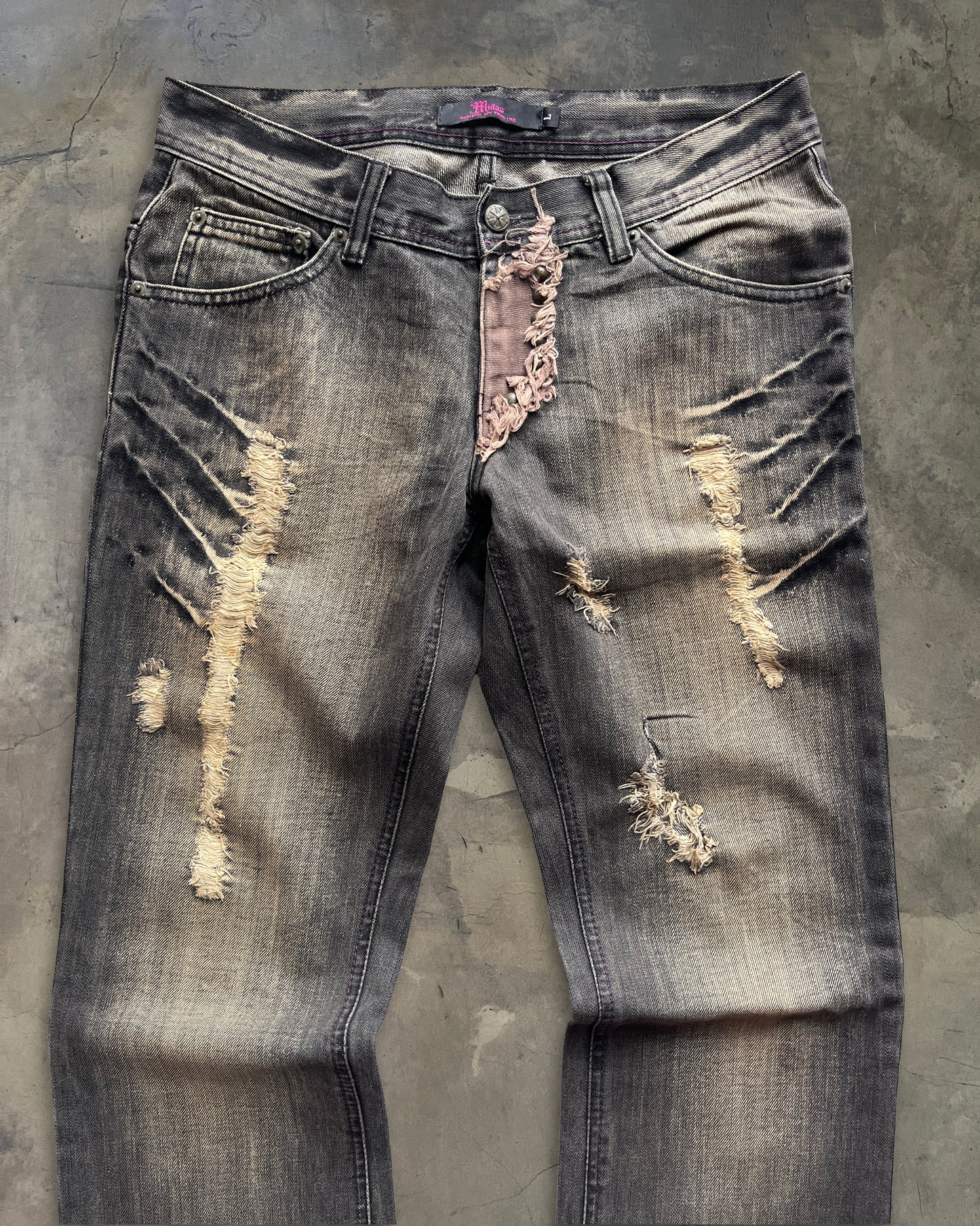 MIDAS STUDDED PATCHWORK DENIM ★★★