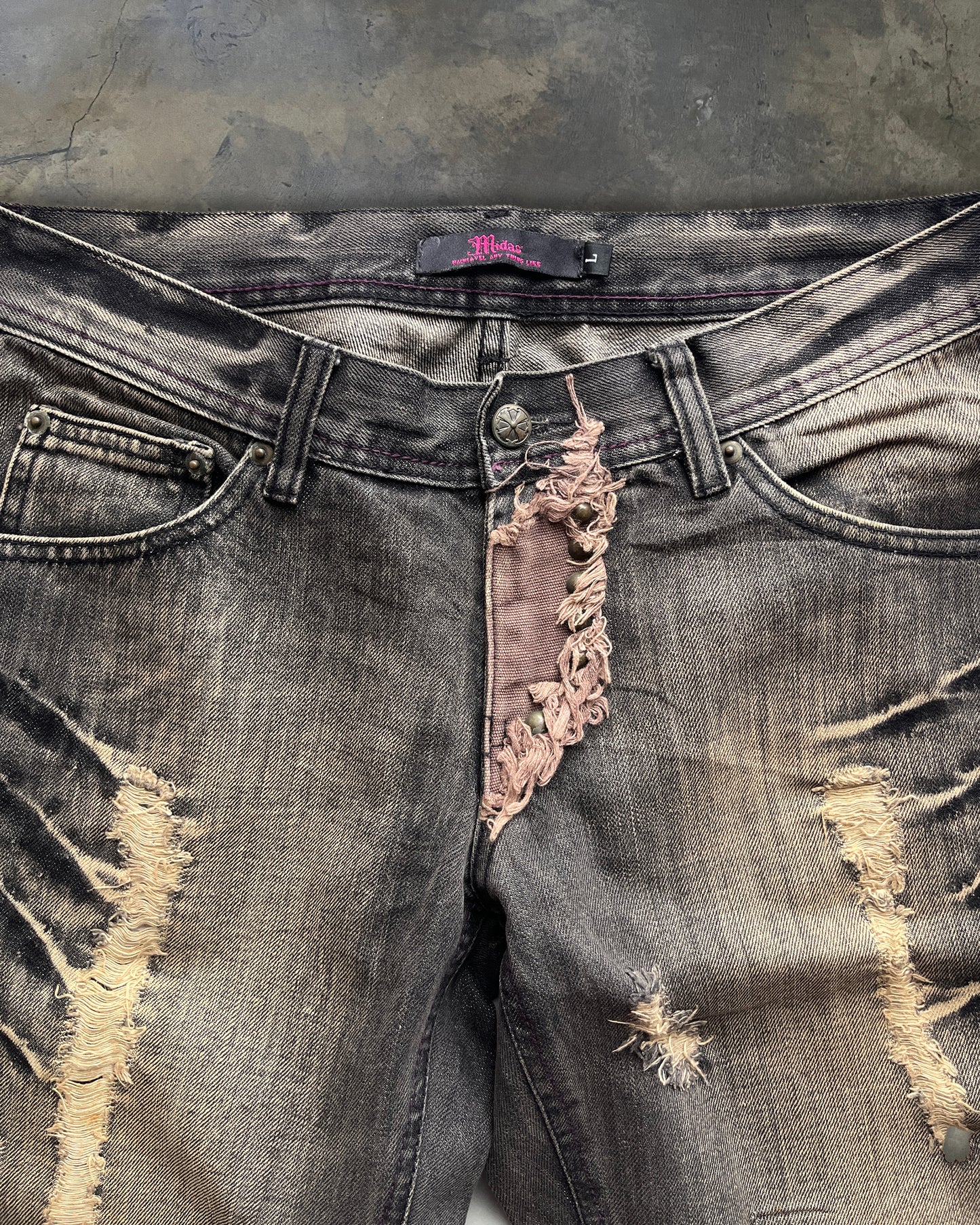 MIDAS STUDDED PATCHWORK DENIM ★★★