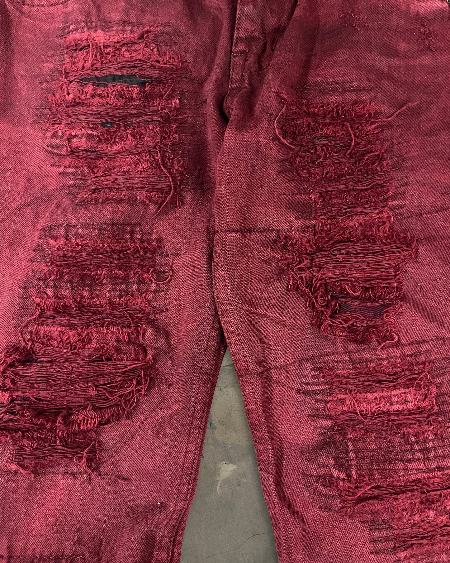 MIDAS BORO REPAIR DISTRESSED BLOOD DENIM ★★★