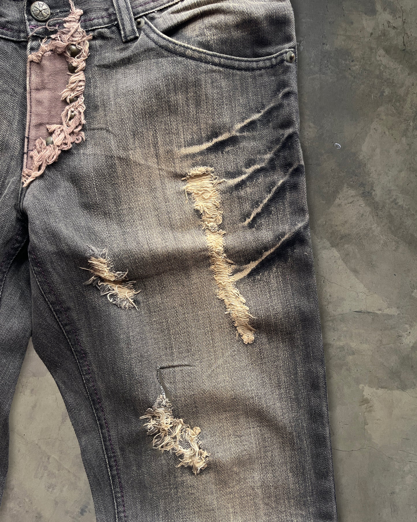 MIDAS STUDDED PATCHWORK DENIM ★★★