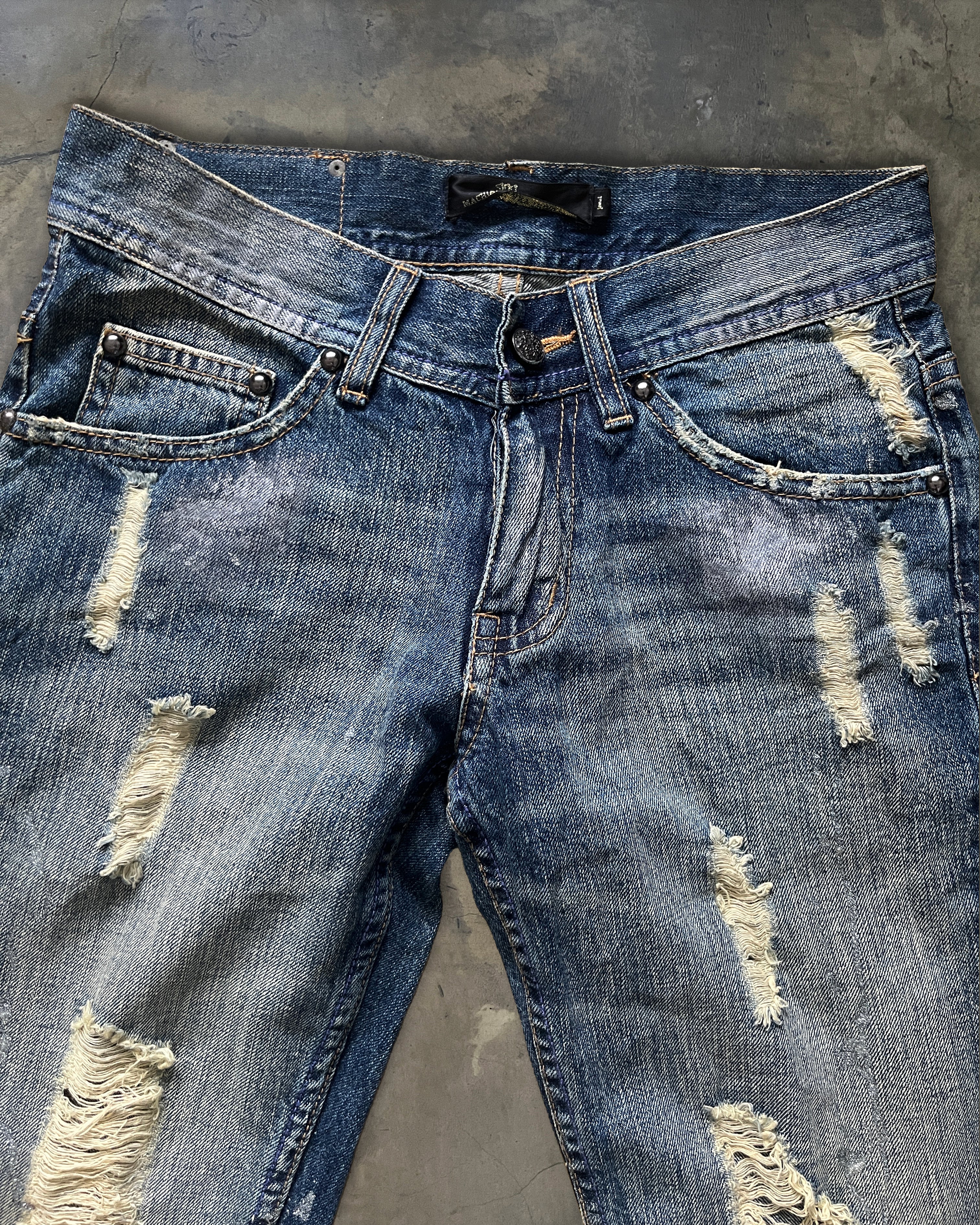 MIDAS DISTRESSED CRASH DENIM – glam archive