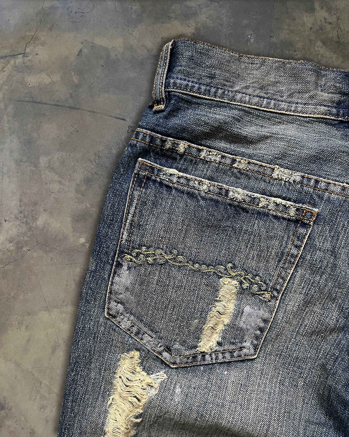 MIDAS DISTRESSED CRASH DENIM ★★★