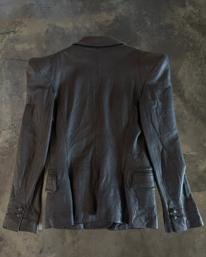 BALMAIN FW2009 'MICHAEL JACKSON' LEATHER BLAZER