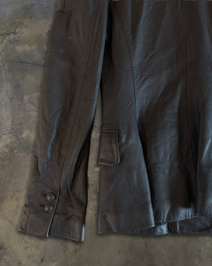 BALMAIN FW2009 'MICHAEL JACKSON' LEATHER BLAZER