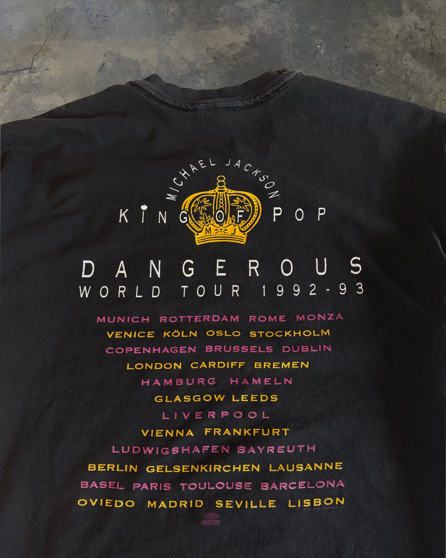 1992 MICHAEL JACKSON DANGEROUS TOUR TEE