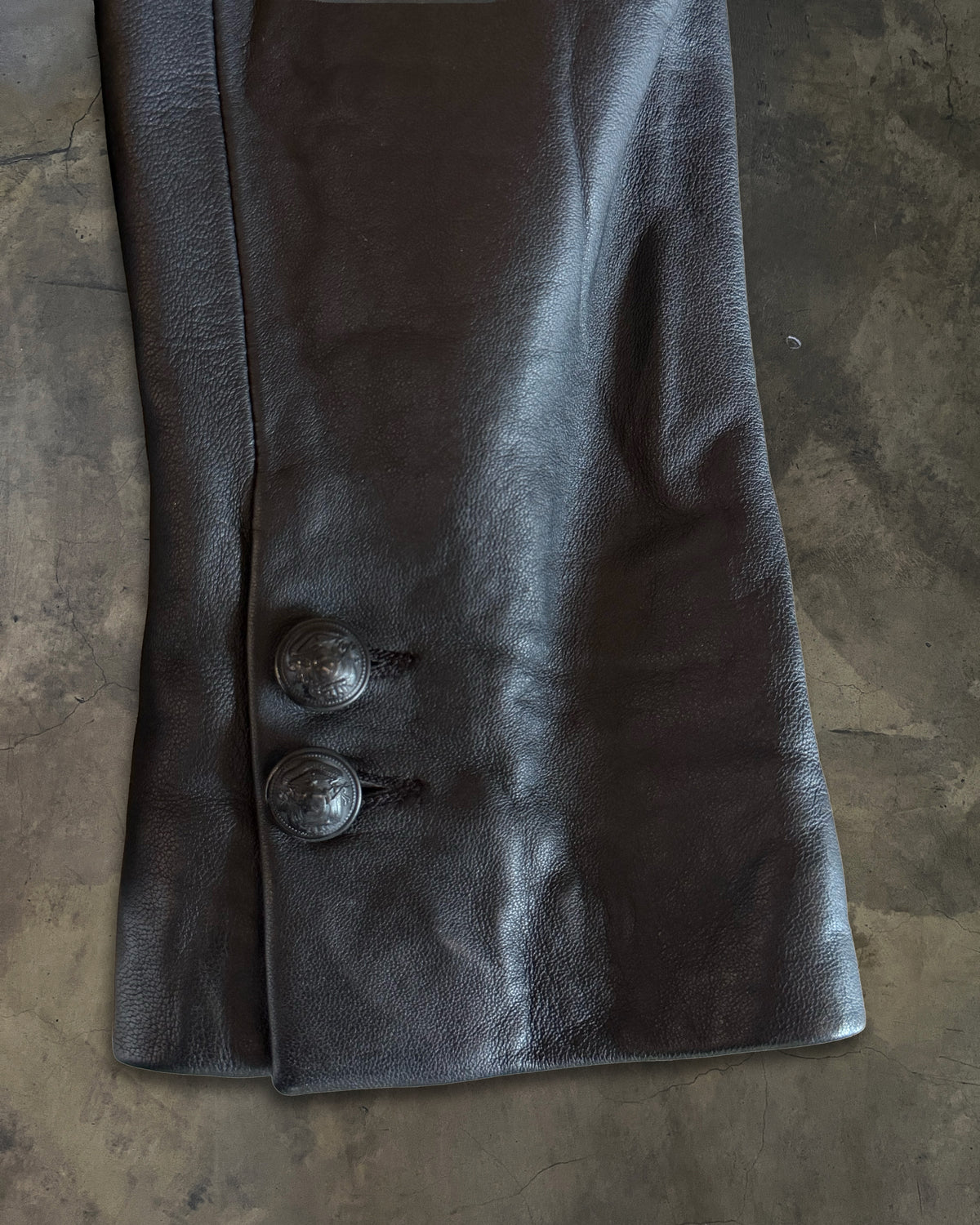BALMAIN FW2009 'MICHAEL JACKSON' LEATHER BLAZER