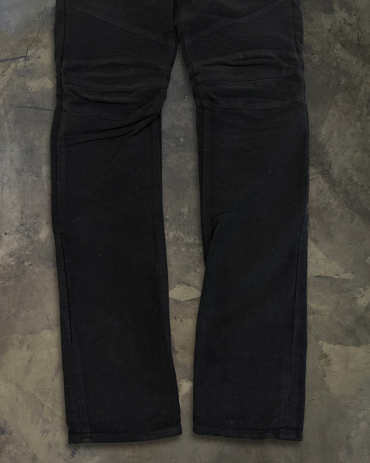 BALMAIN AW2009 MOLESKIN BIKER DENIM