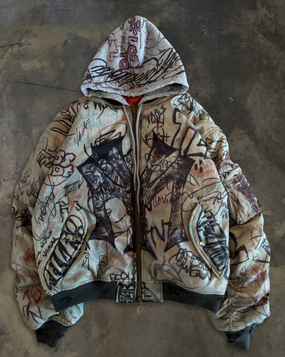 MOWALOLA GRAFFITI REVERSIBLE BOMBER L