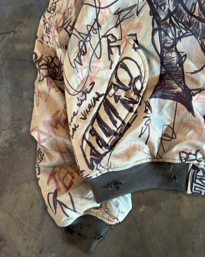 MOWALOLA GRAFFITI REVERSIBLE BOMBER L