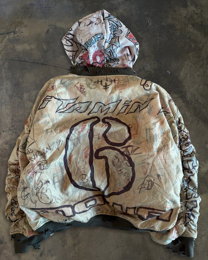 MOWALOLA GRAFFITI REVERSIBLE BOMBER L