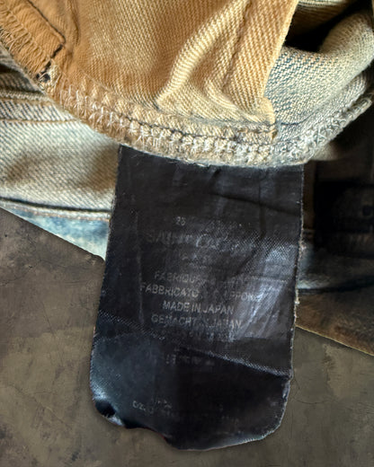 SAINT LAURENT SS2016 SAND WASH CRASH DENIM