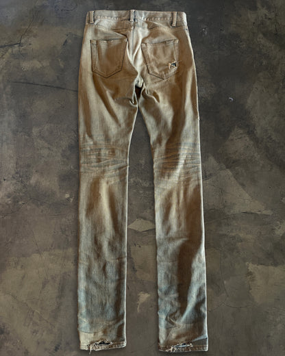 SAINT LAURENT SS2016 SAND WASH CRASH DENIM