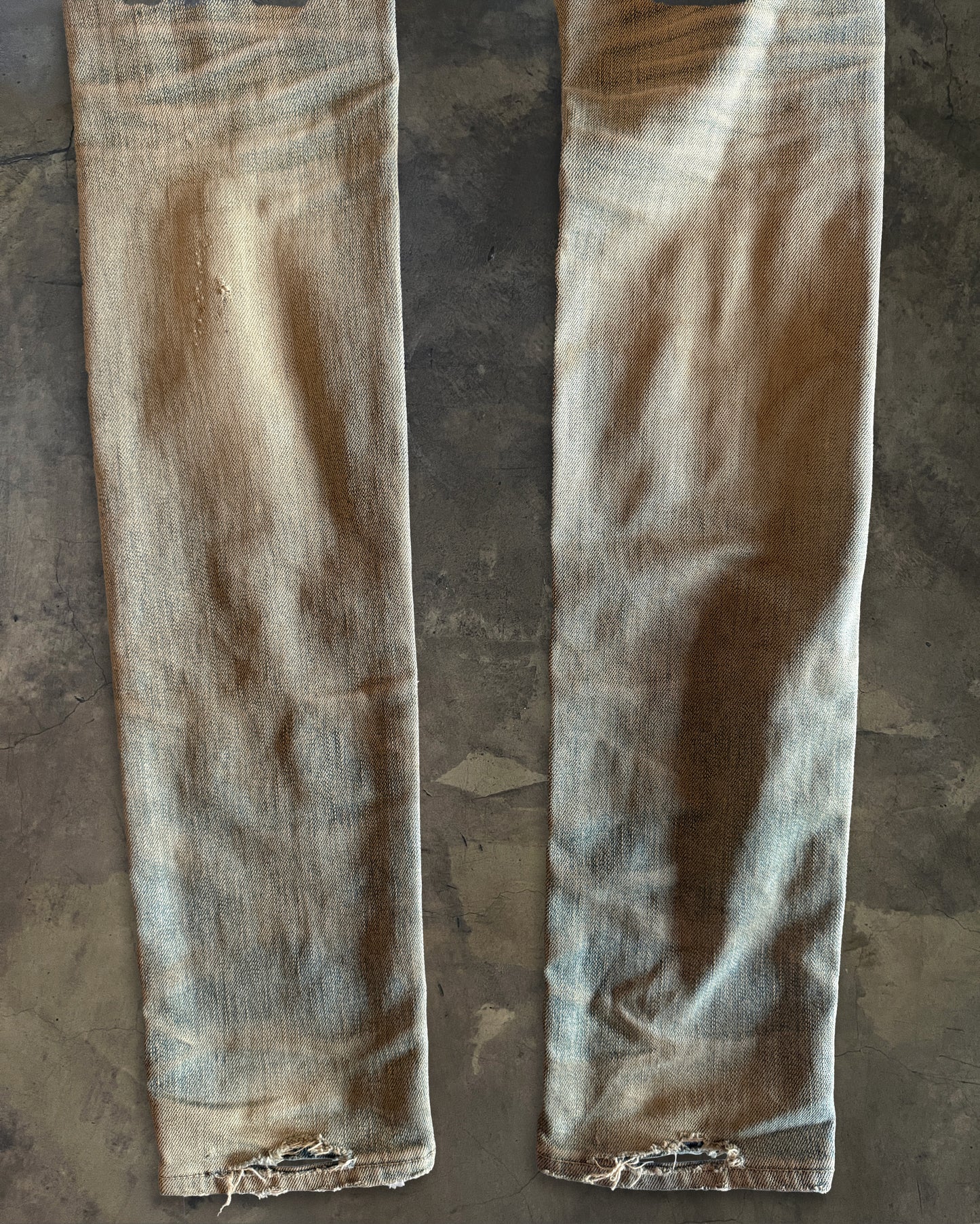 SAINT LAURENT SS2016 SAND WASH CRASH DENIM