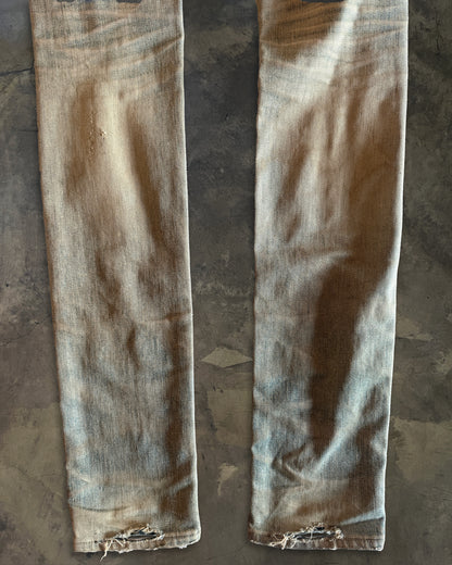 SAINT LAURENT SS2016 SAND WASH CRASH DENIM