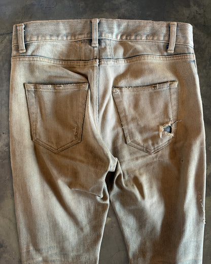 SAINT LAURENT SS2016 SAND WASH CRASH DENIM