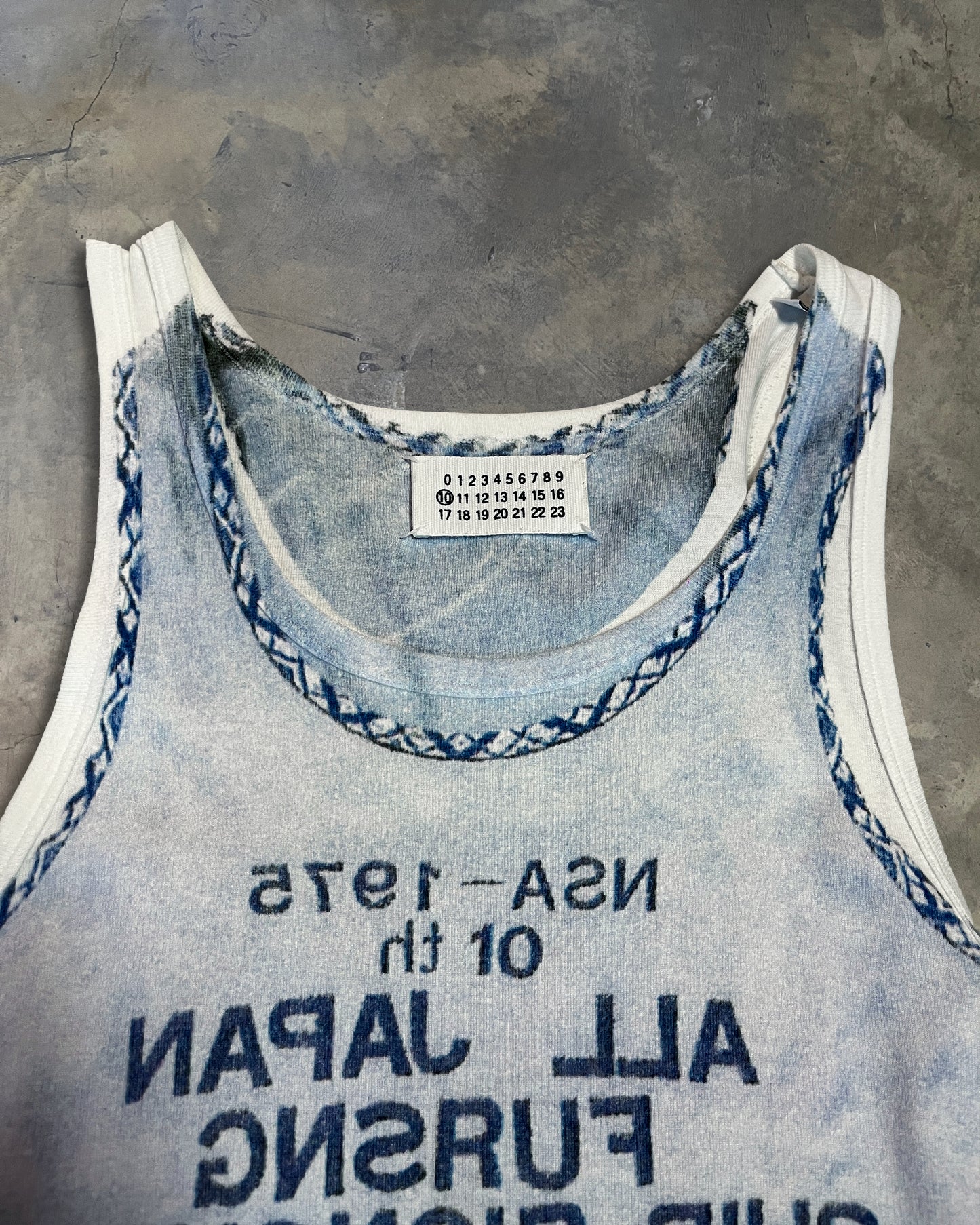 MAISON MARGIELA SS2006 ALL JAPAN TANK TOP