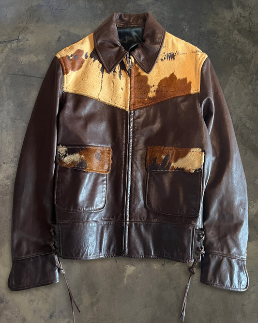 MAISON MARGIELA FW2006 COWHIDE LEATHER JACKET