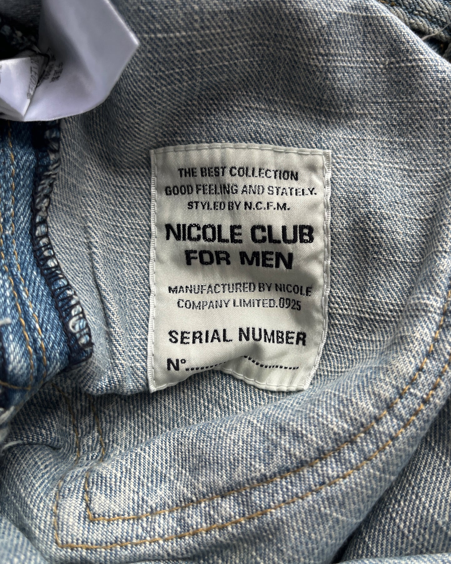 NICOLE CLUB FAUX SNAKE SKIN POCKET WASHED DENIM ★★★