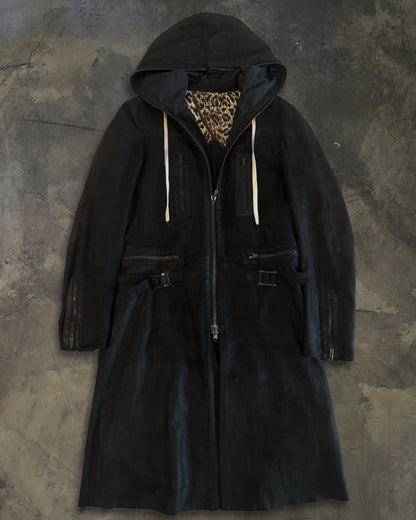 NUMBER (N)INE SS2006 RUNWAY FULL ZIP SHEEP SUEDE PARKA
