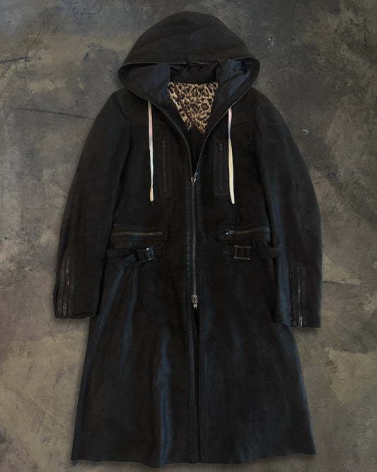 NUMBER (N)INE SS2006 RUNWAY FULL ZIP SHEEP SUEDE PARKA