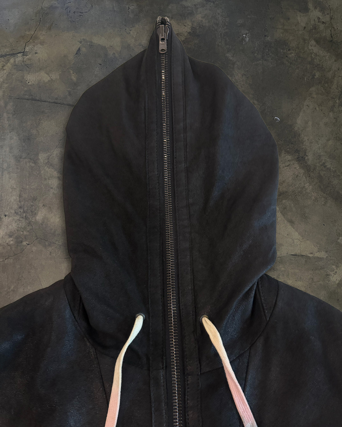 NUMBER (N)INE SS2006 RUNWAY FULL ZIP SHEEP SUEDE PARKA