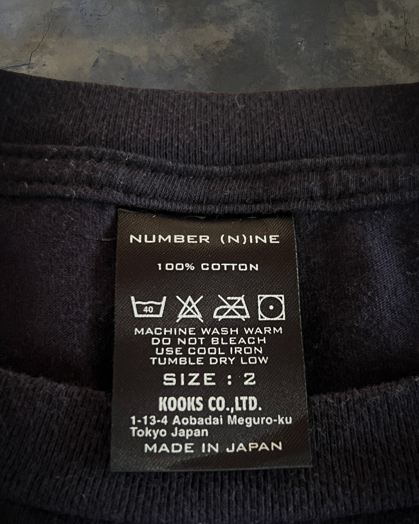NUMBER (N)INE JACK DANIELS TEE