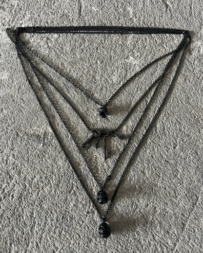 NUMBER (N)INE SS2006 "WELCOME TO THE SHADOW" 4 LAYER NECKLACE