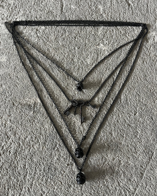 NUMBER (N)INE SS2006 "WELCOME TO THE SHADOW" 4 LAYER NECKLACE