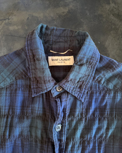 SAINT LAURENT SS2016 "SURF SOUND" BLEACHED FLANNEL