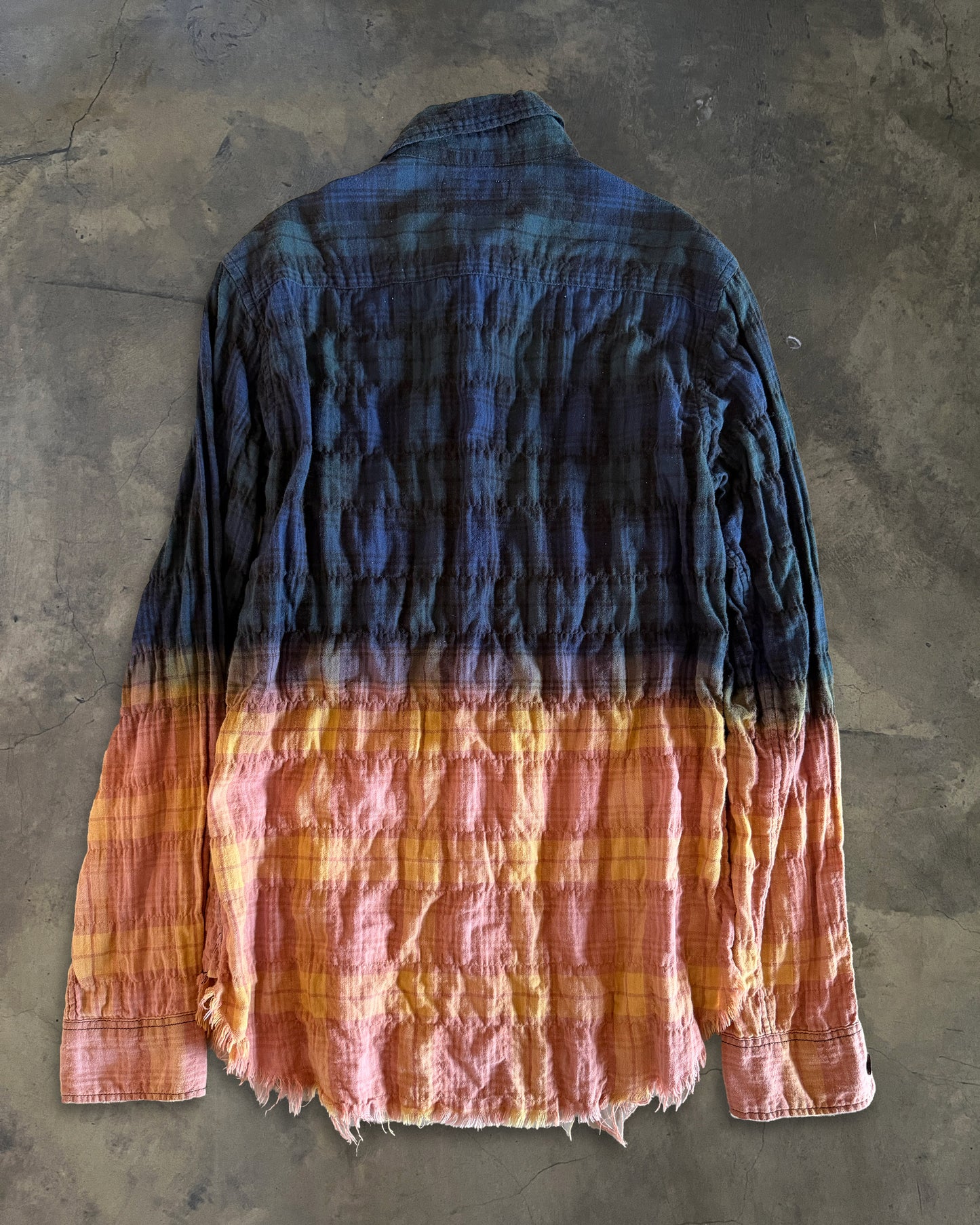 SAINT LAURENT SS2016 "SURF SOUND" BLEACHED FLANNEL