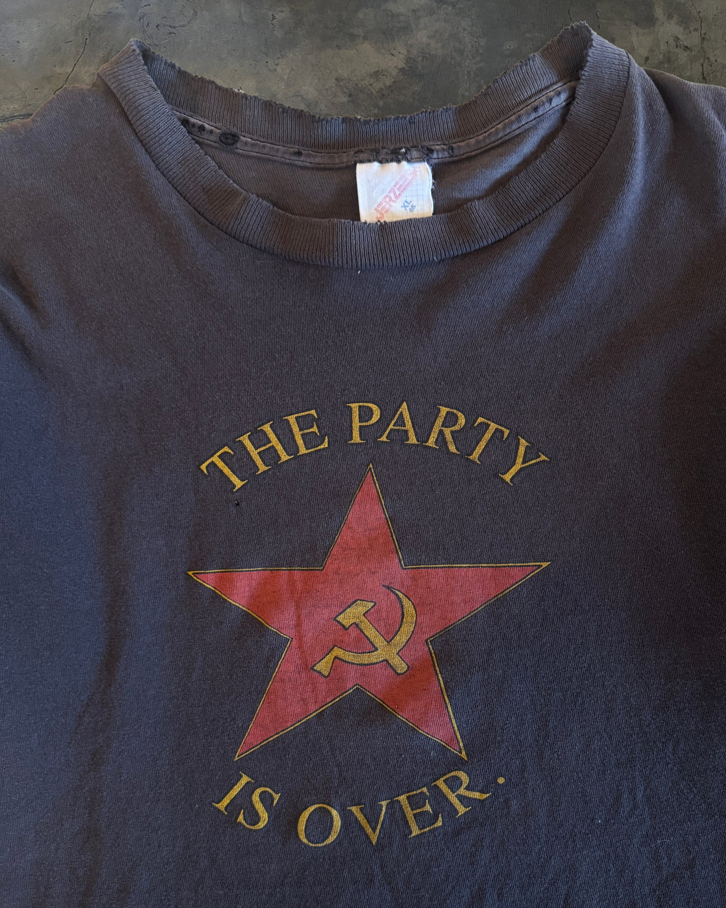 1990s THE PARTY IS OVER TEE