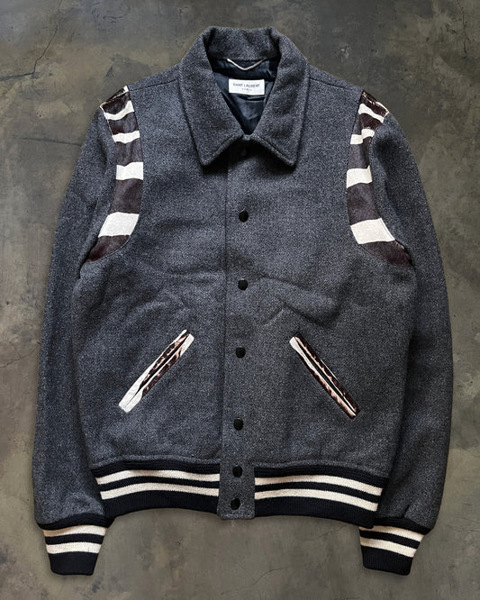 SAINT LAURENT AW2014 PONY HAIR TEDDY JACKET