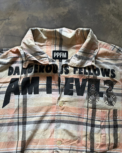 PPFM SS2006 "AM I EVIL" BUTTON UP SHIRT