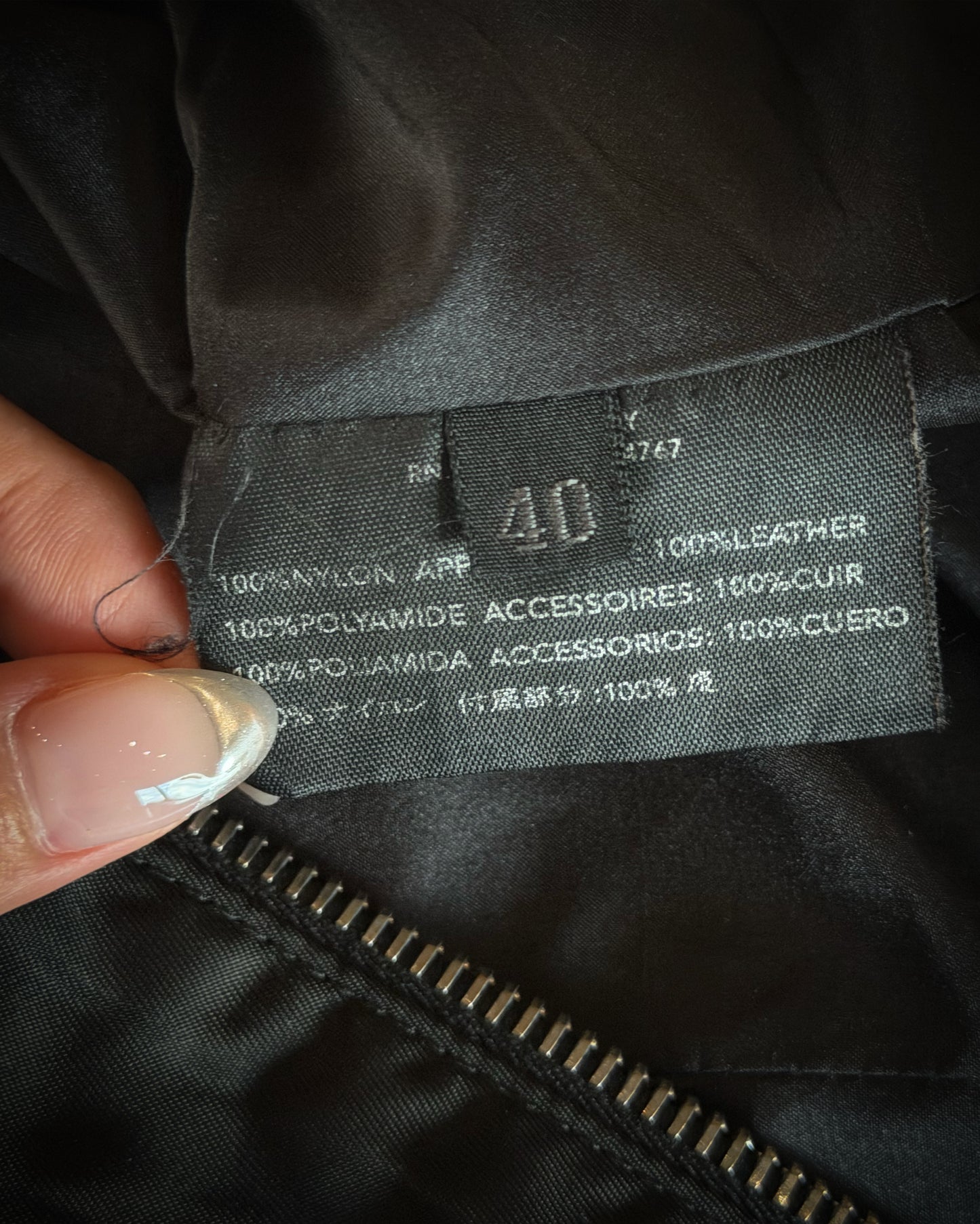 PRADA SS2003 ZIP UP NYLON BLOUSON JACKET