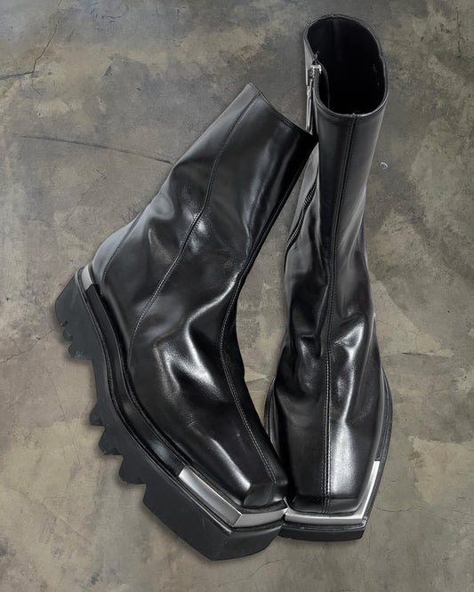 PETER DO SQUARE TOE ANKLE BOOT