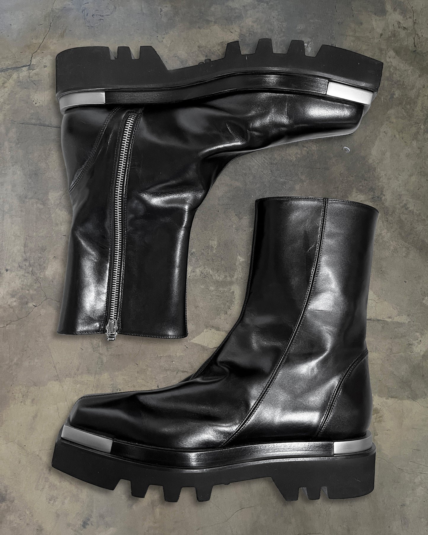 PETER DO SQUARE TOE ANKLE BOOT