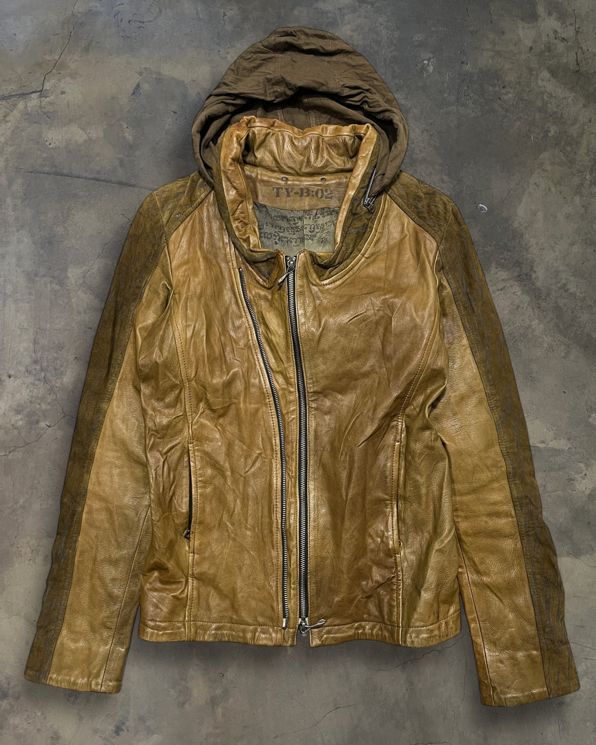 14TH ADDICTION SHEEPSKIN TAN LEATHER JACKET – glam archive