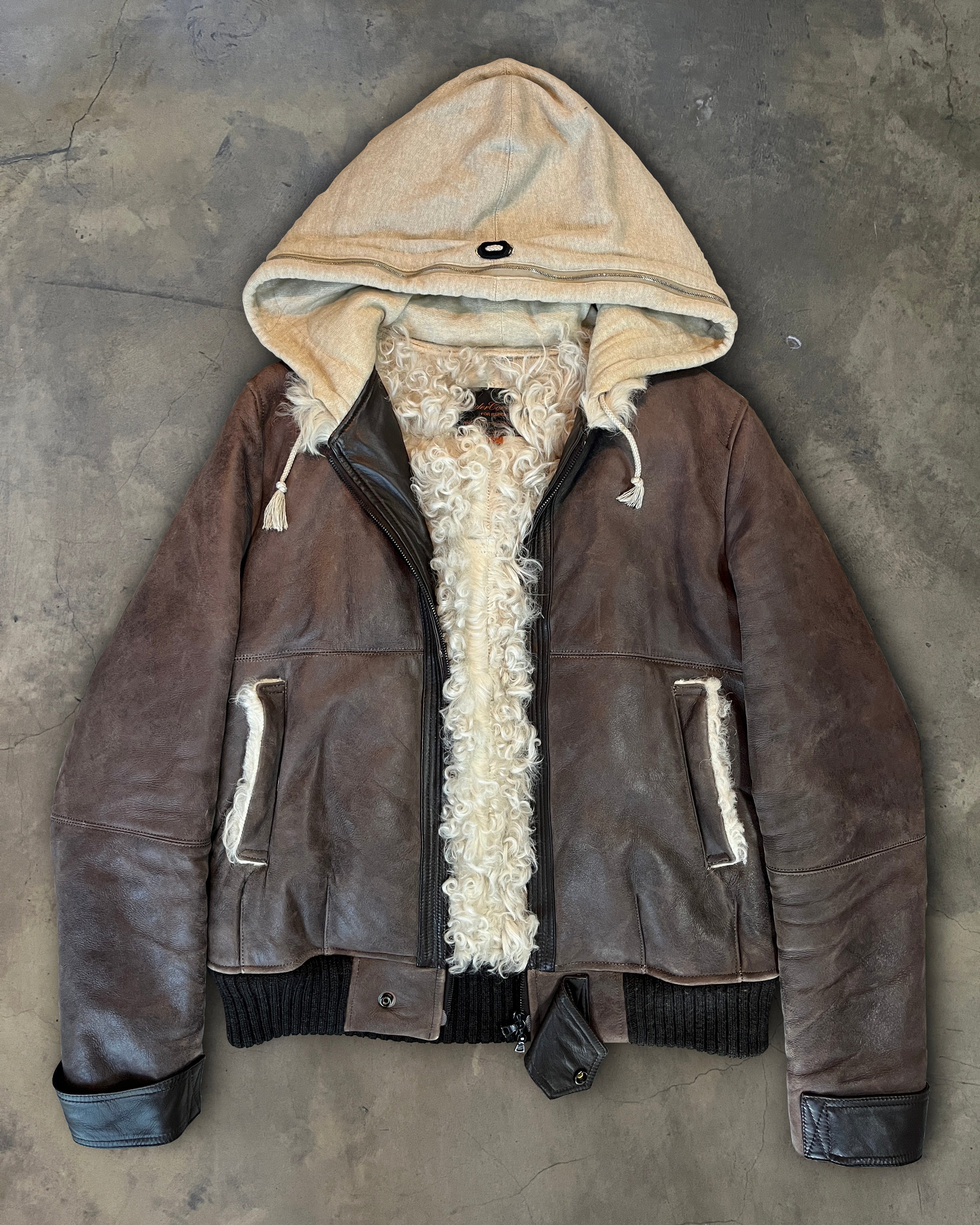 UNDERCOVER AW2005 “ARTS AND CRAFTS” SHEARLING MOUTON JACKET