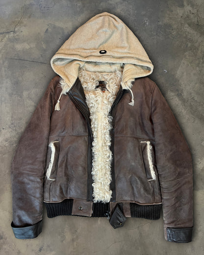 UNDERCOVER AW2005 “ARTS AND CRAFTS” SHEARLING MOUTON JACKET