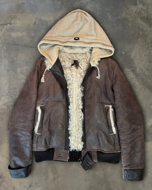 UNDERCOVER AW2005 “ARTS AND CRAFTS” SHEARLING MOUTON JACKET