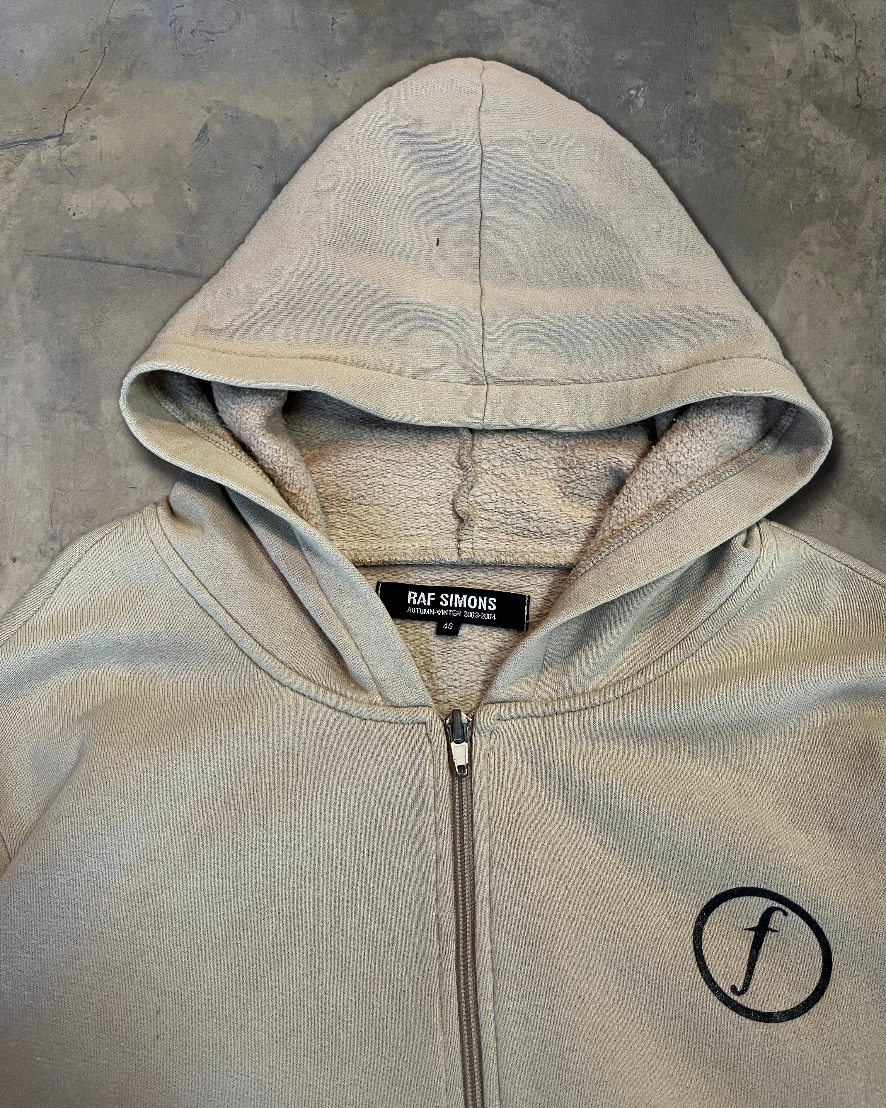 RAF SIMONS AW2003 FACTORY RECORDS HOODIE – glam archive