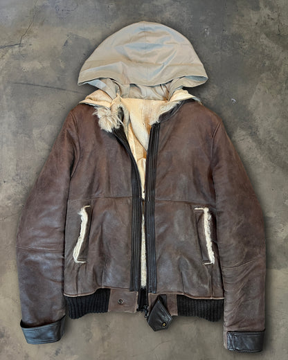 UNDERCOVER AW2005 “ARTS AND CRAFTS” SHEARLING MOUTON JACKET