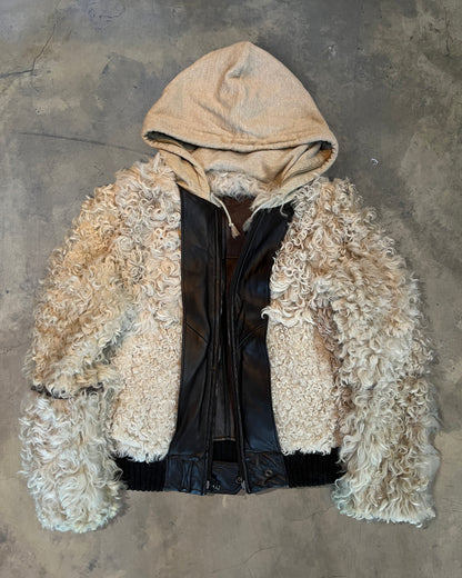 UNDERCOVER AW2005 “ARTS AND CRAFTS” SHEARLING MOUTON JACKET